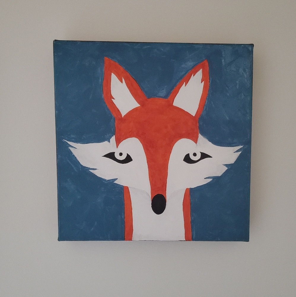 4 small Woodland acrylic paints.